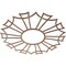 Ekena Millwork Augustus Wood Fretwork Pierced Ceiling Medallion, Walnut, 38"OD x 13 3/8"ID x 3/8"T CMWP38X38X0375AUWA - alternate 3
